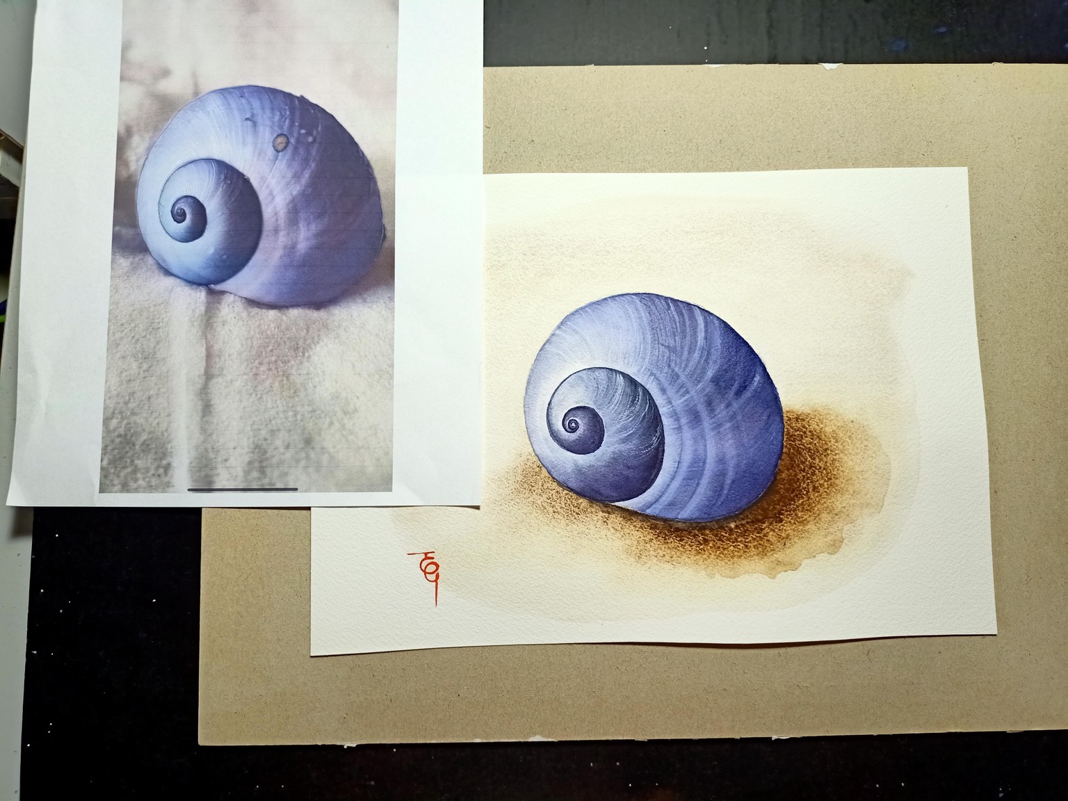 My daughter's seashell. . - image 1 - student project