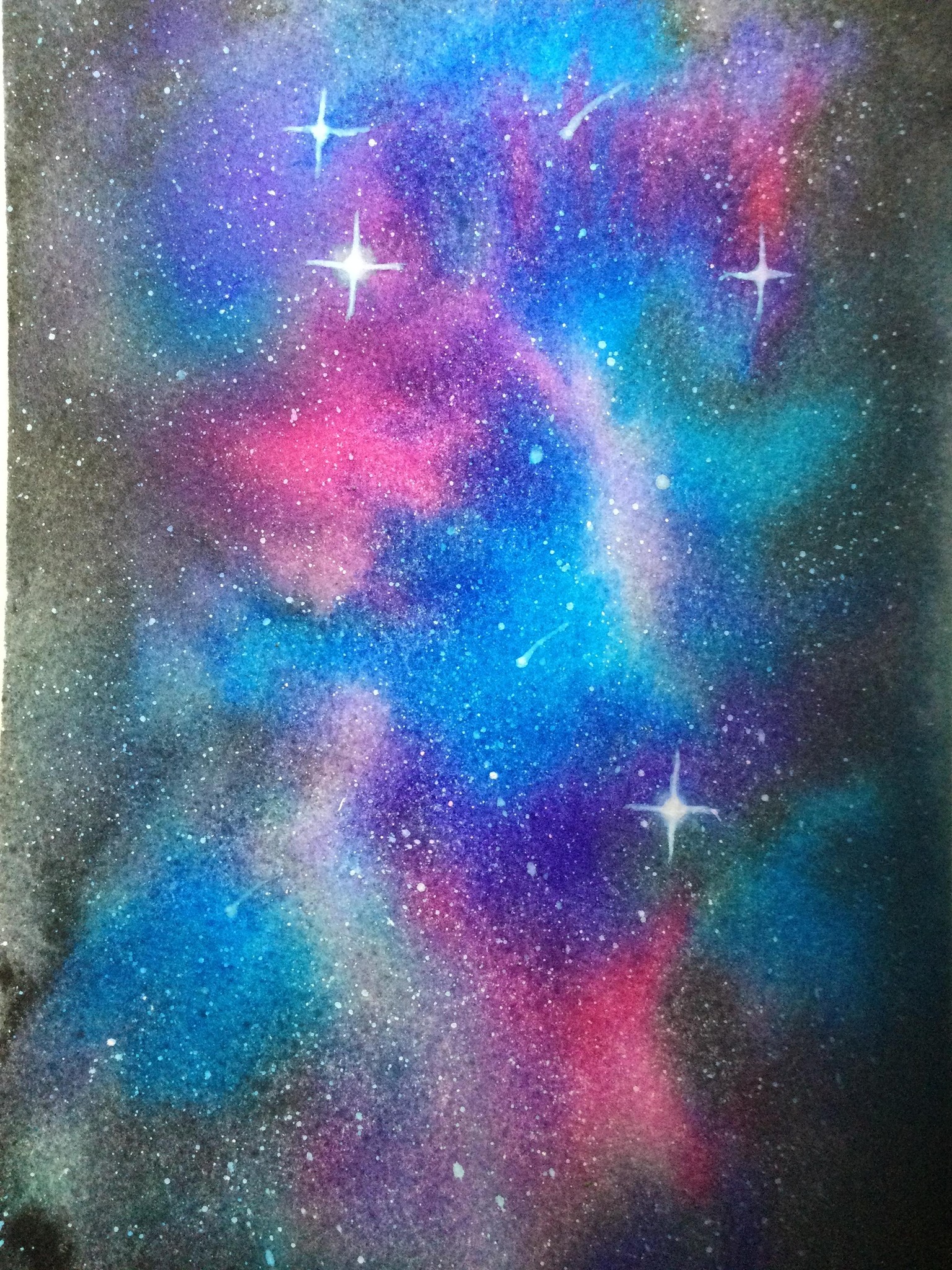Watercolour Galaxy - image 3 - student project