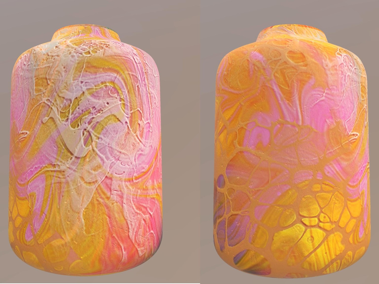 Vase with an abstract design - Procreate 3d - image 2 - student project