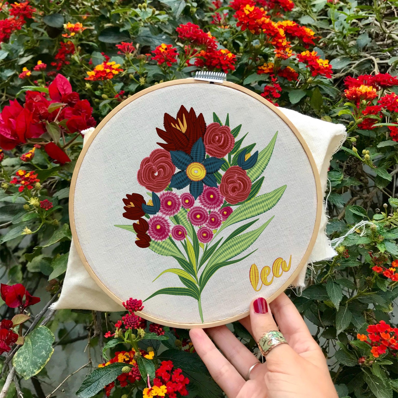 Embroidery brushes in Procreate - image 2 - student project