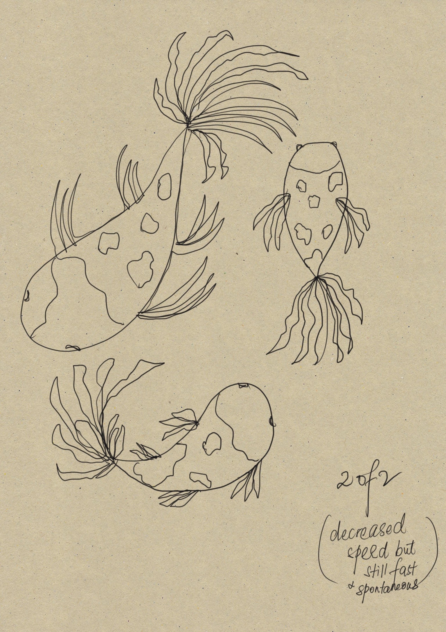 Intuitive Line Drawing, velocity and mindfulness - image 2 - student project