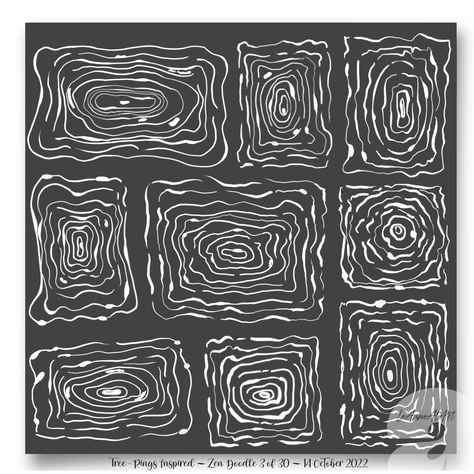 Zen Doodling Mindfulness Practice ~ 30days - image 3 - student project