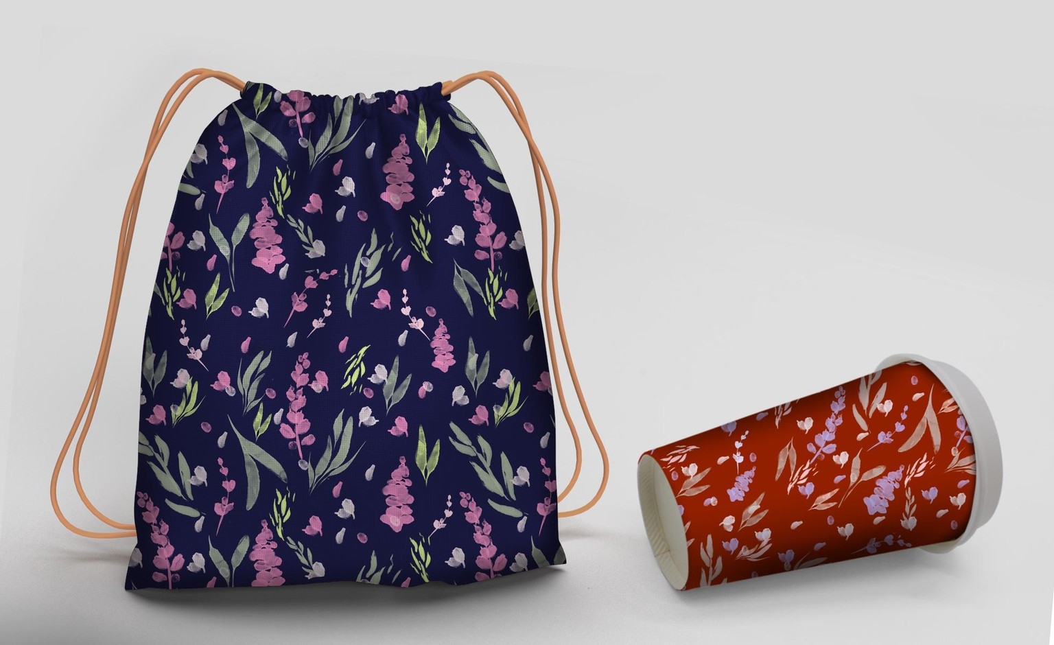 Seamless watercolor pattern - image 2 - student project