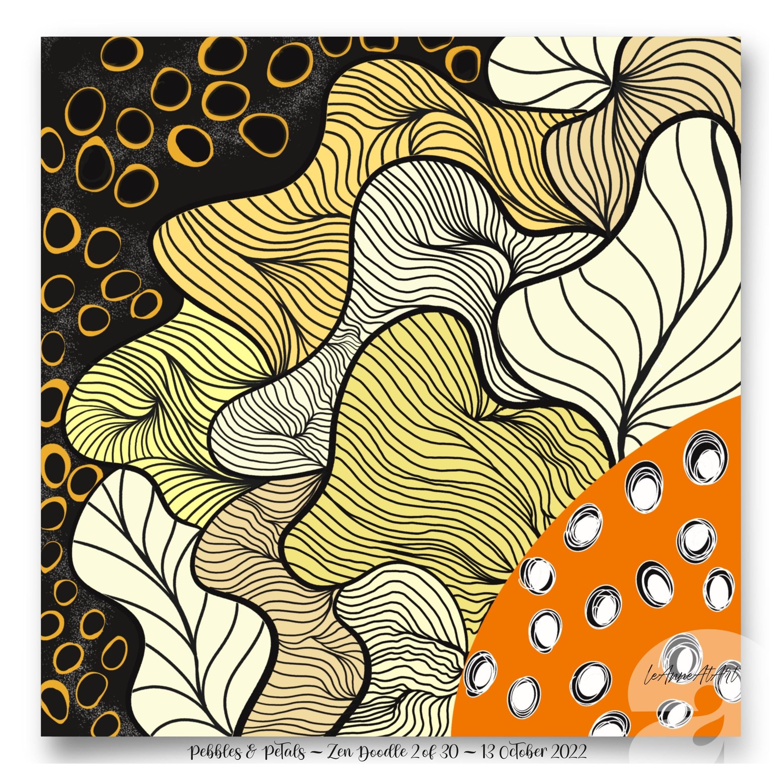 Zen Doodling Mindfulness Practice ~ 30days - image 2 - student project