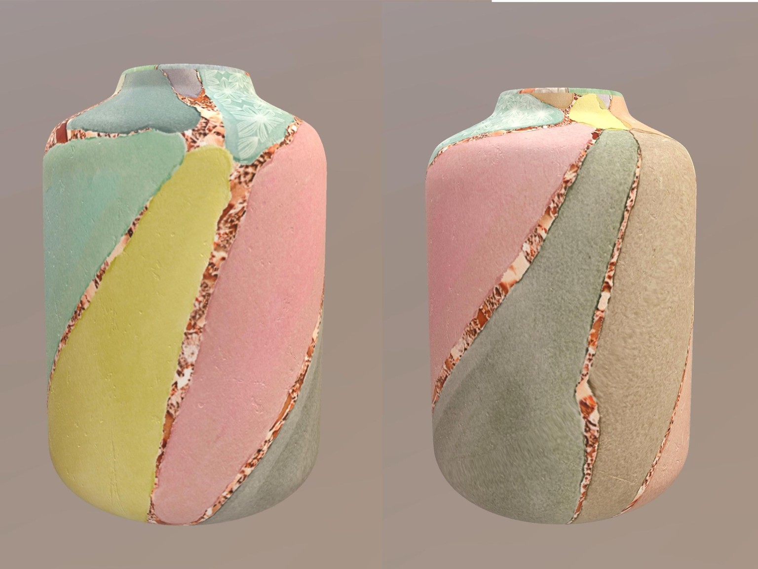 Vase with an abstract design - Procreate 3d - image 3 - student project