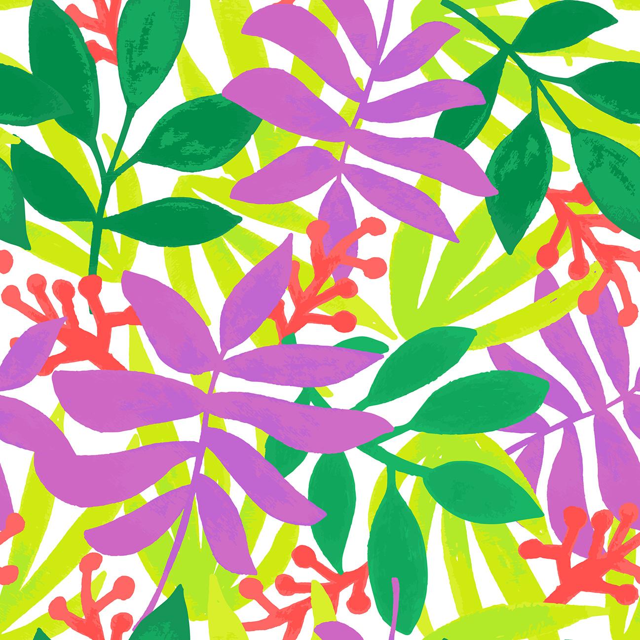 Tropical Pattern Tile - image 1 - student project