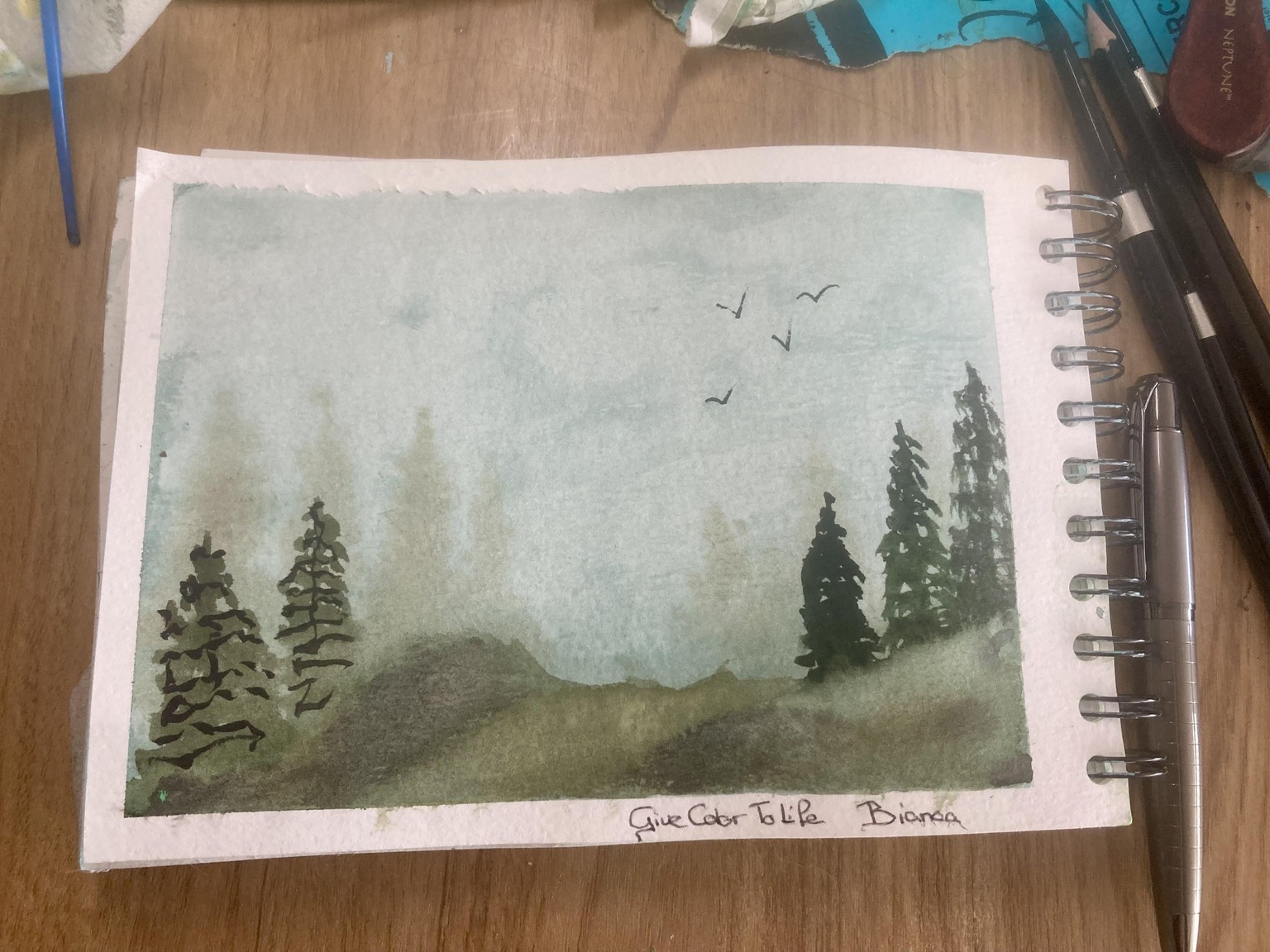 Moody forrest - image 1 - student project