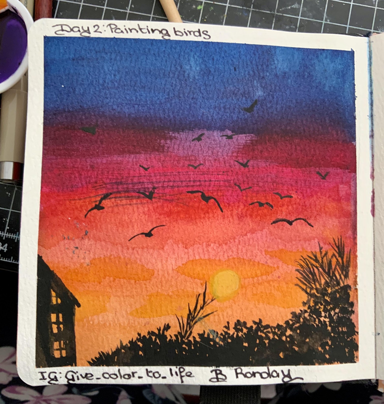 Birds flying high, you know how I feel ……… - image 4 - student project