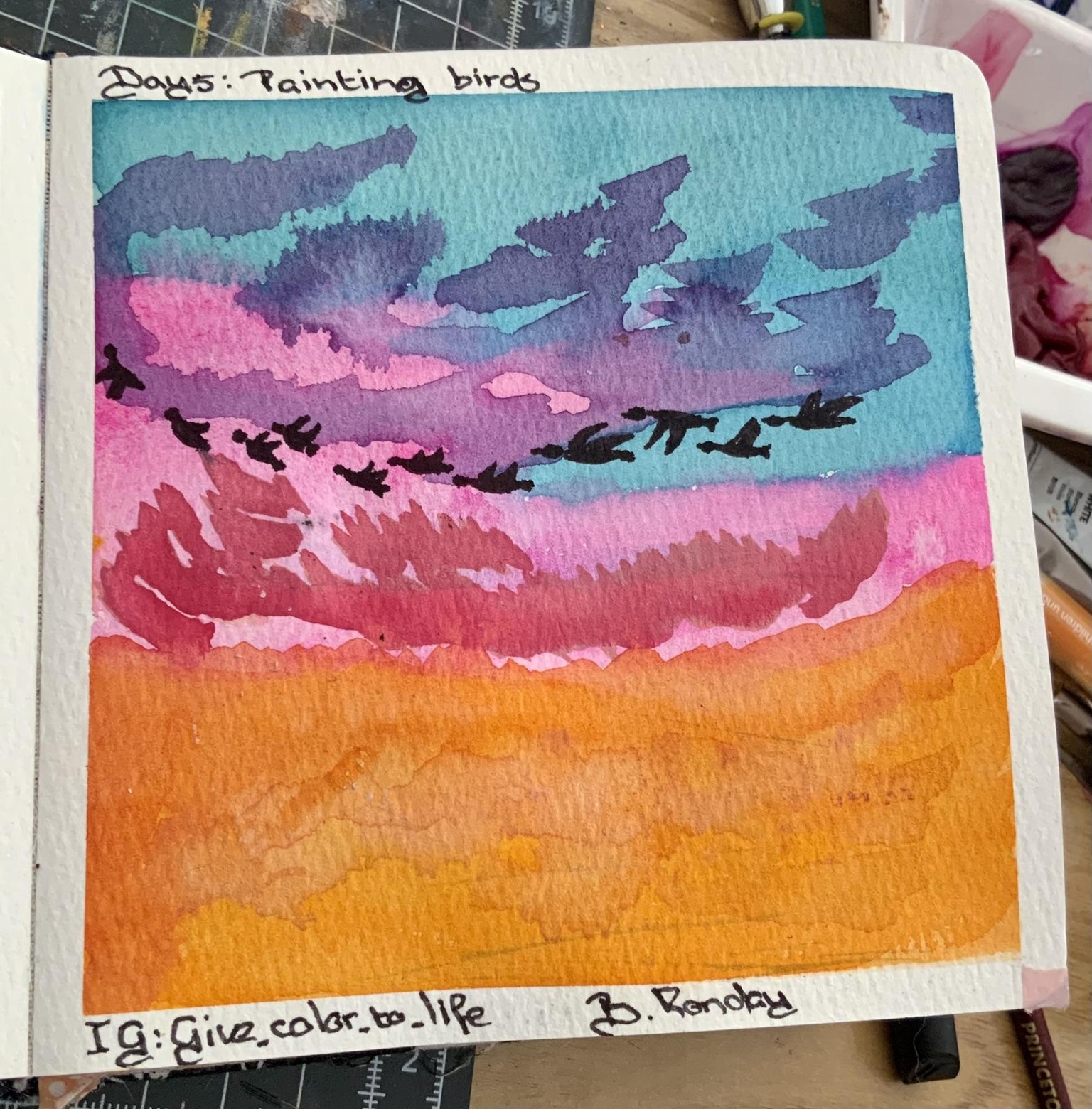 Birds flying high, you know how I feel ……… - image 7 - student project
