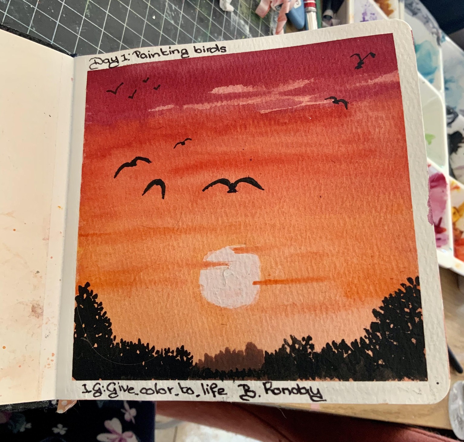 Birds flying high, you know how I feel ……… - image 3 - student project