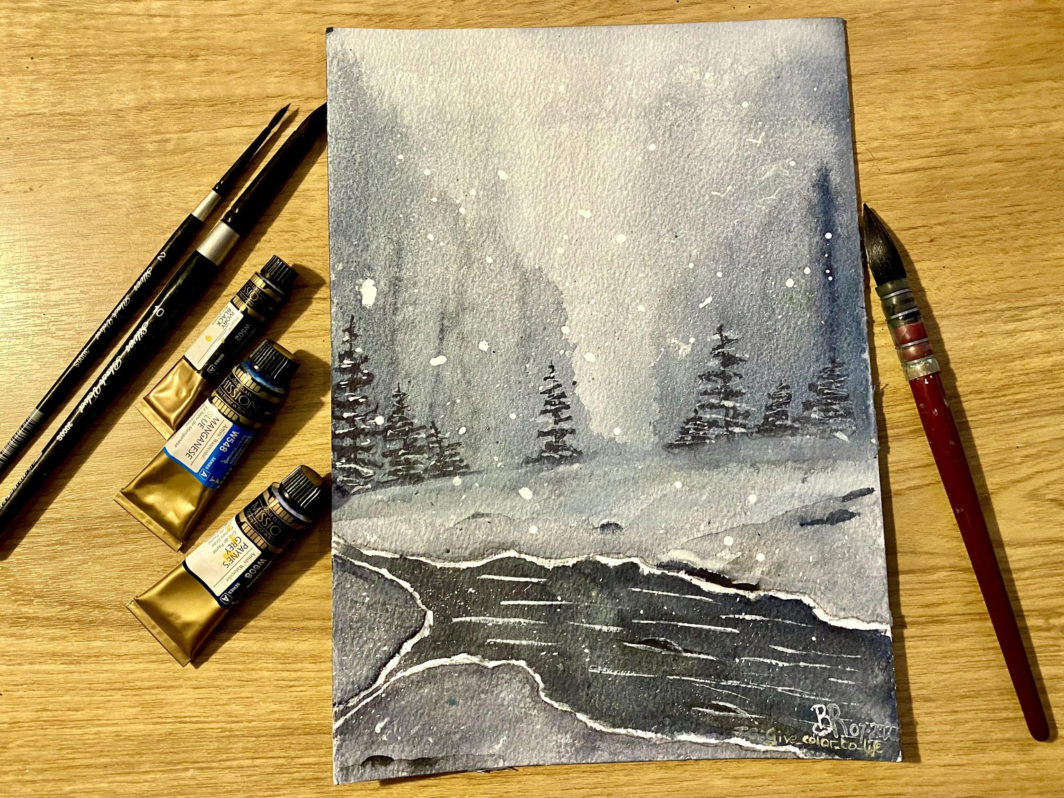 An ice blue winters day - image 1 - student project