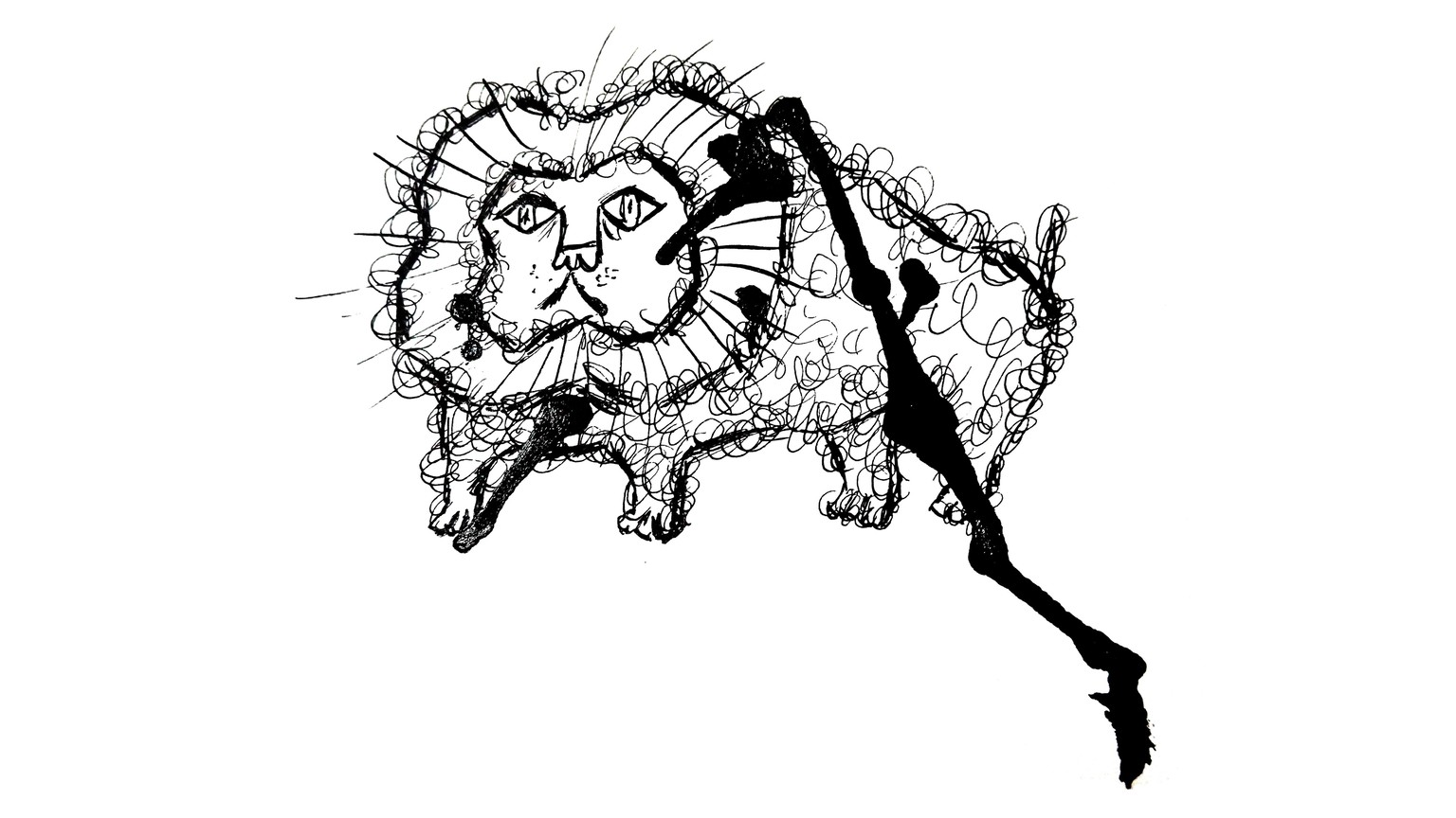 Lion Archer inspired by Ronald Searle - image 4 - student project