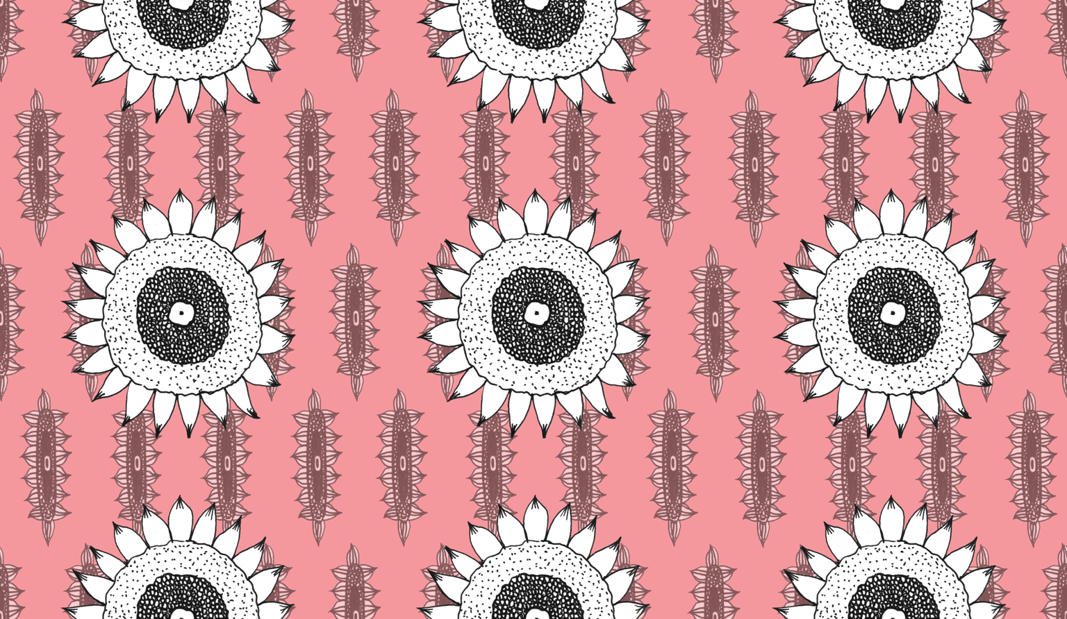 Sunflower Pattern Series - image 2 - student project