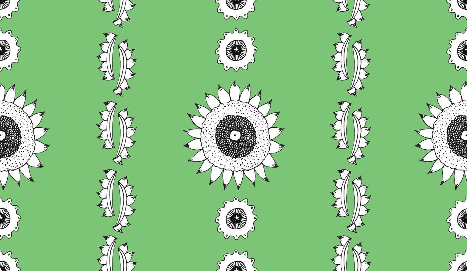 Sunflower Pattern Series - image 3 - student project