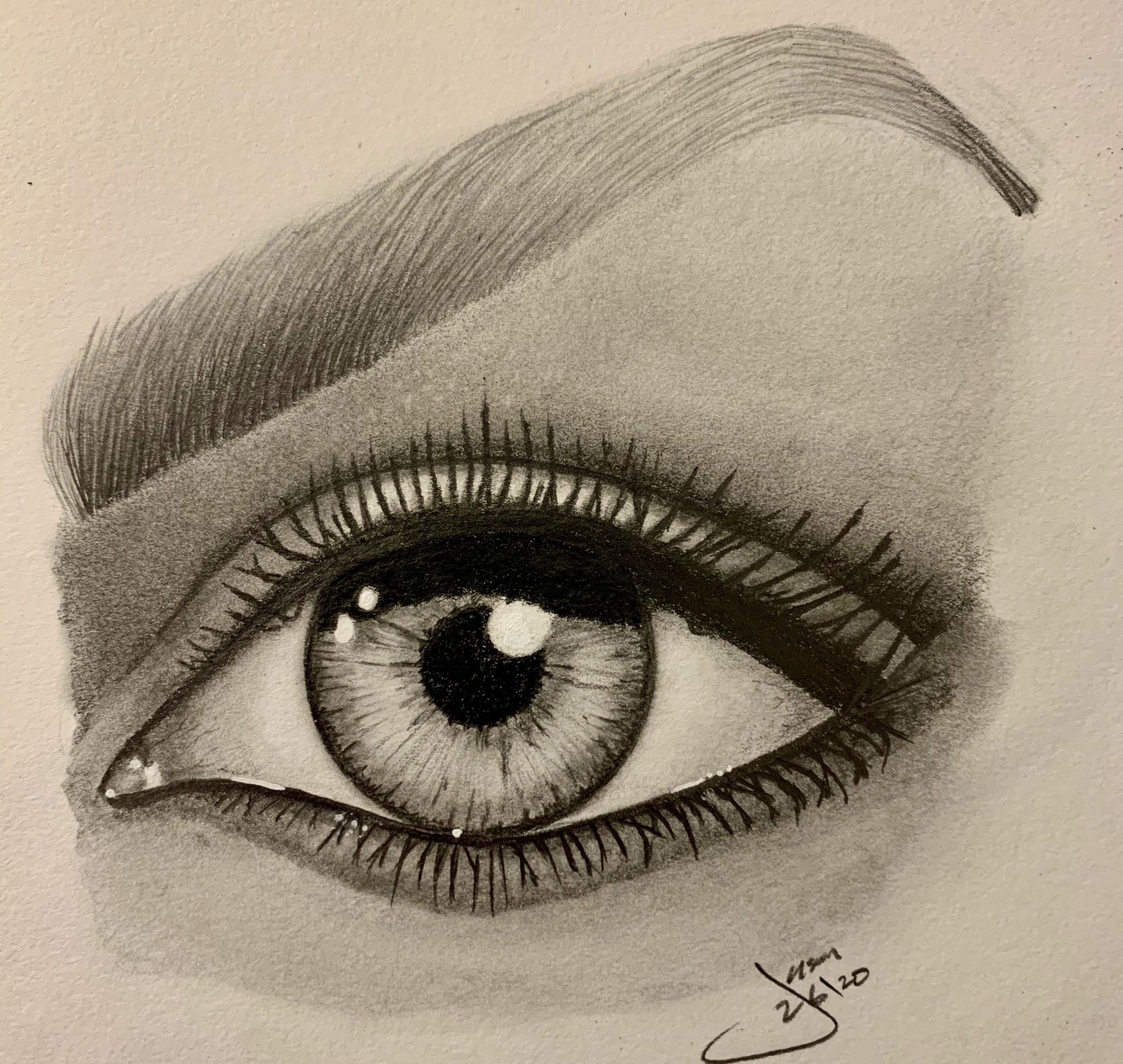 Eye in Graphite - image 1 - student project