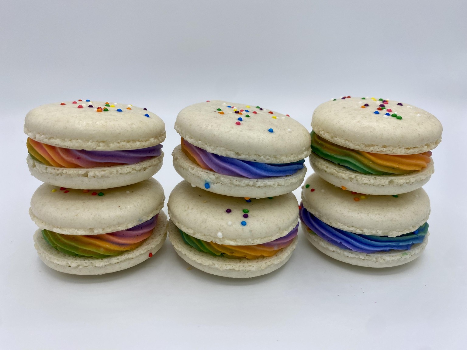 Rainbow French Macarons - image 1 - student project