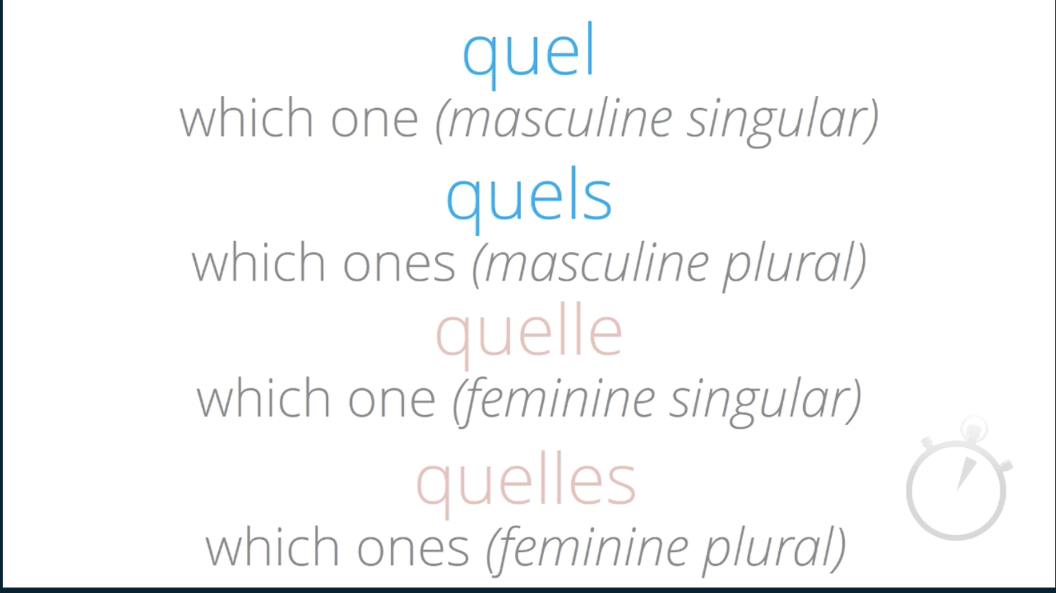 Structure 1 - Present tense / présent - image 8 - student project