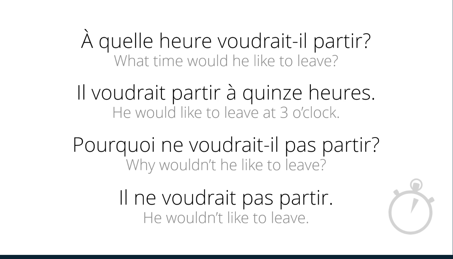 Structure 6 - conditional present / conditionnel présent - image 1 - student project