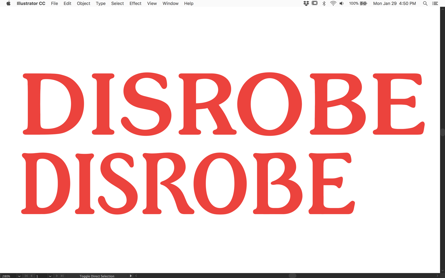 Disrobe Logotype - image 5 - student project