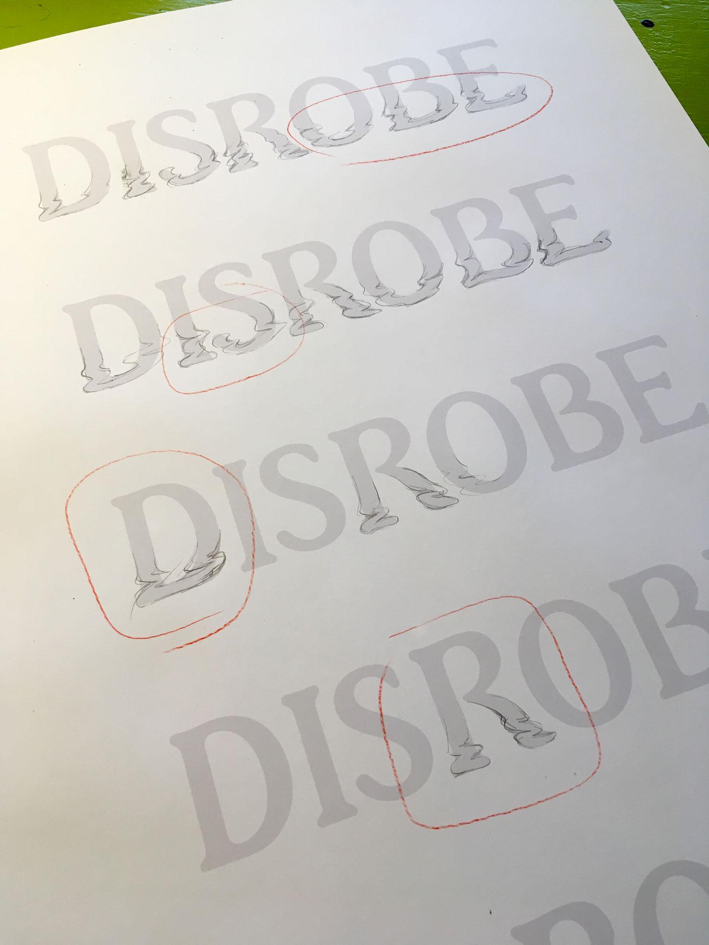 Disrobe Logotype - image 8 - student project