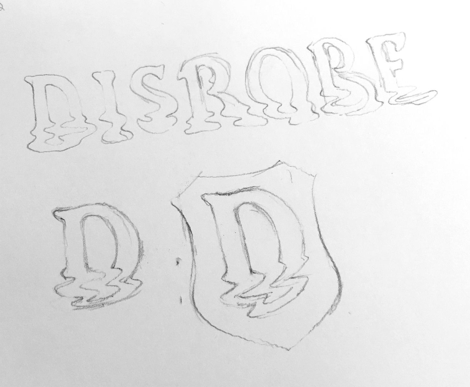 Disrobe Logotype - image 1 - student project