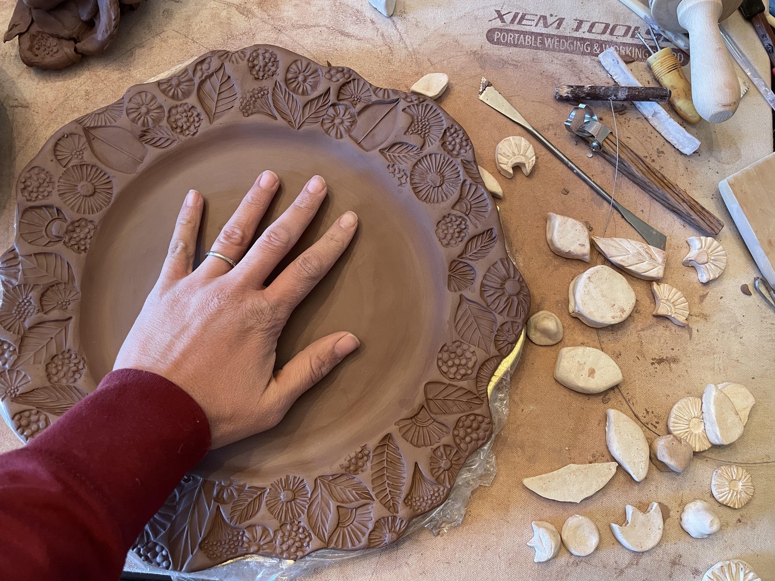 Happy Meadow Platter - image 1 - student project