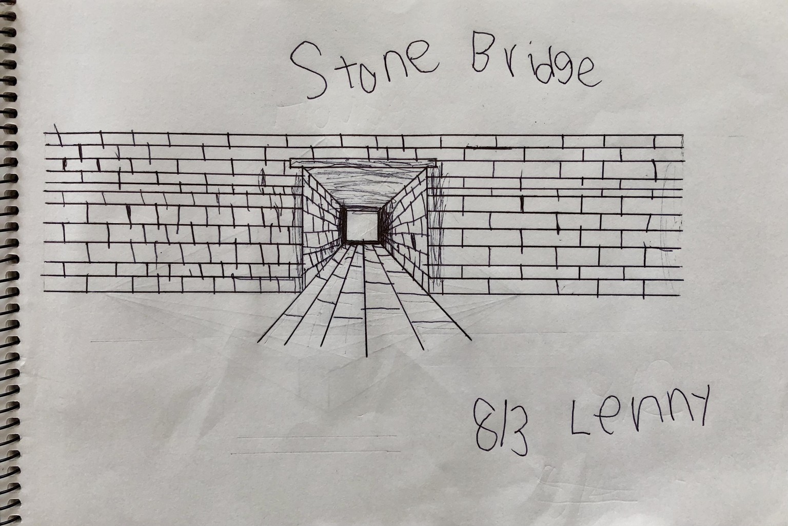 Stone bridge and house by Lenny - image 1 - student project