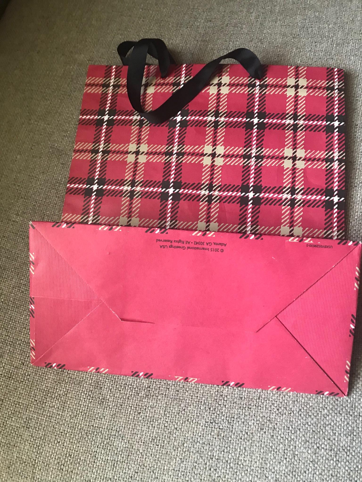 Red plaid bag book, Bloomie’s bag book & Kiehl’s bag book - image 7 - student project