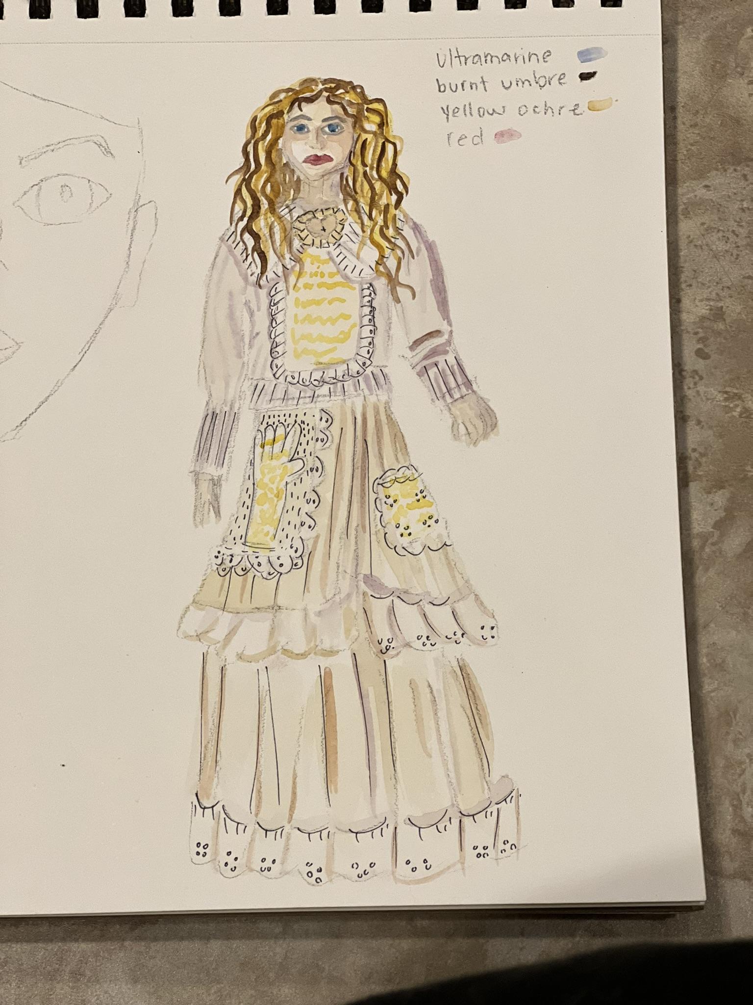 Unlogical Vintage Watercolor Illustration - image 3 - student project