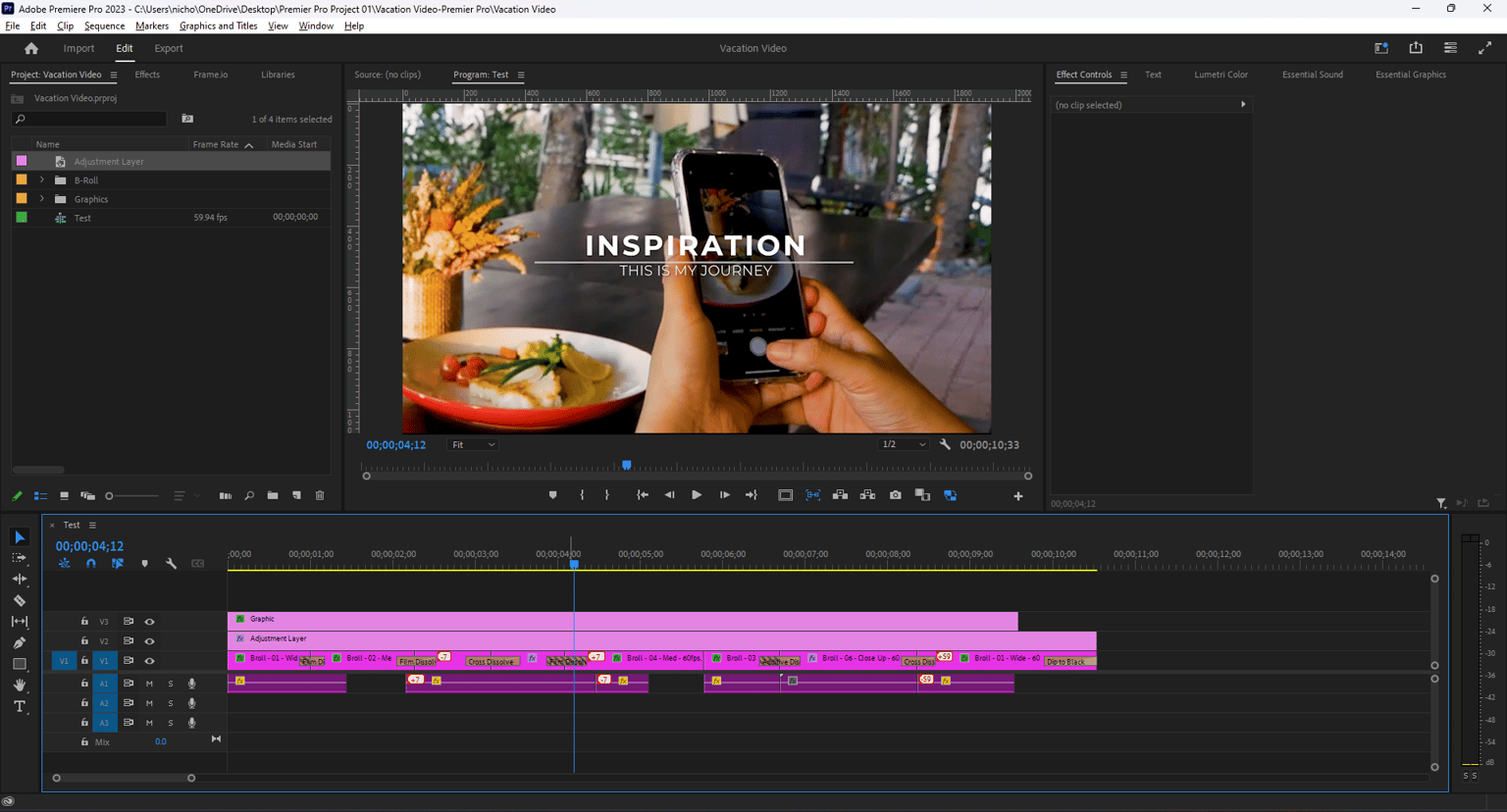 Vacation Video Story-Inspiration: This is my Journey - image 2 - student project