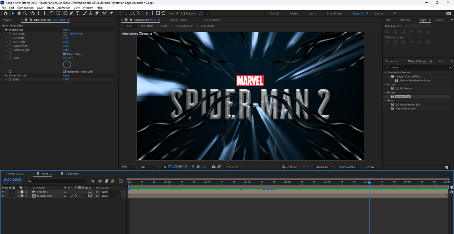 Spiderman 2 Logo Animation - image 2 - student project