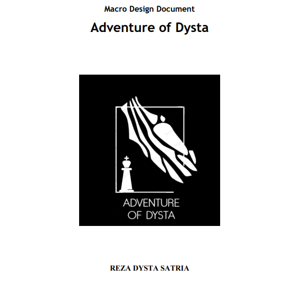 Macro Design Document for Project: Adventure of Dysta - image 1 - student project