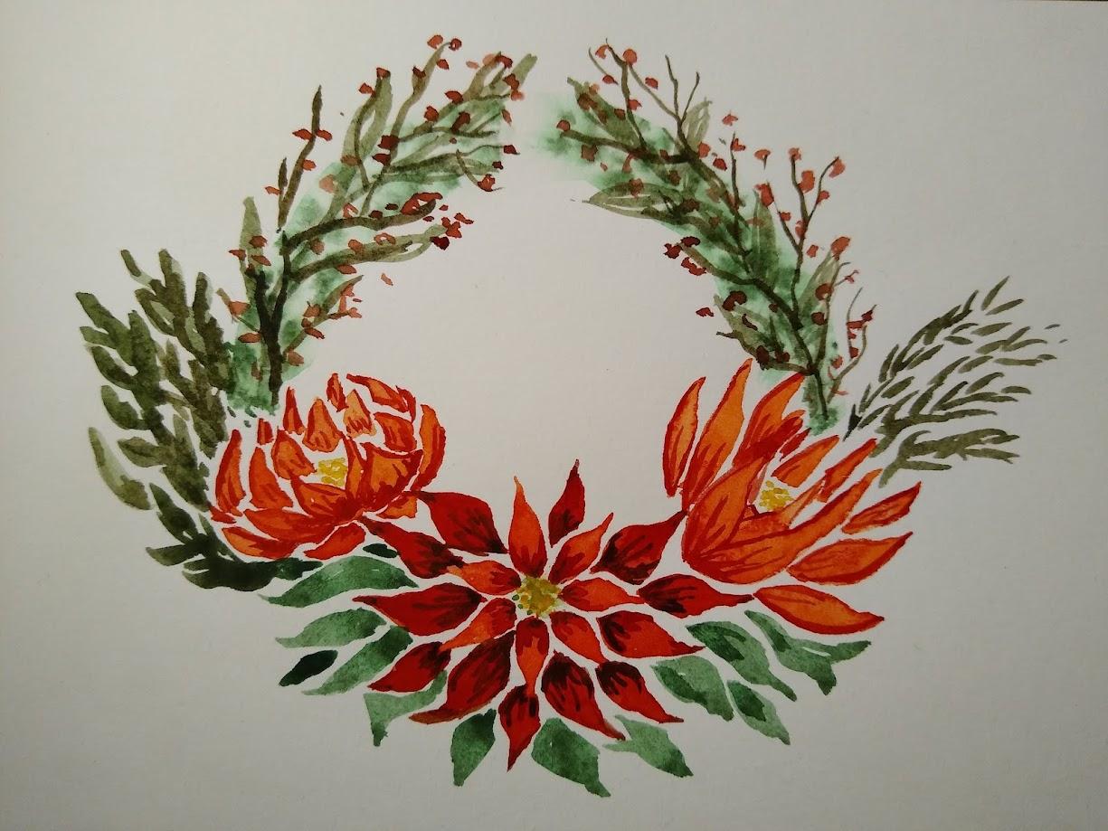 Winter Wreaths - image 2 - student project