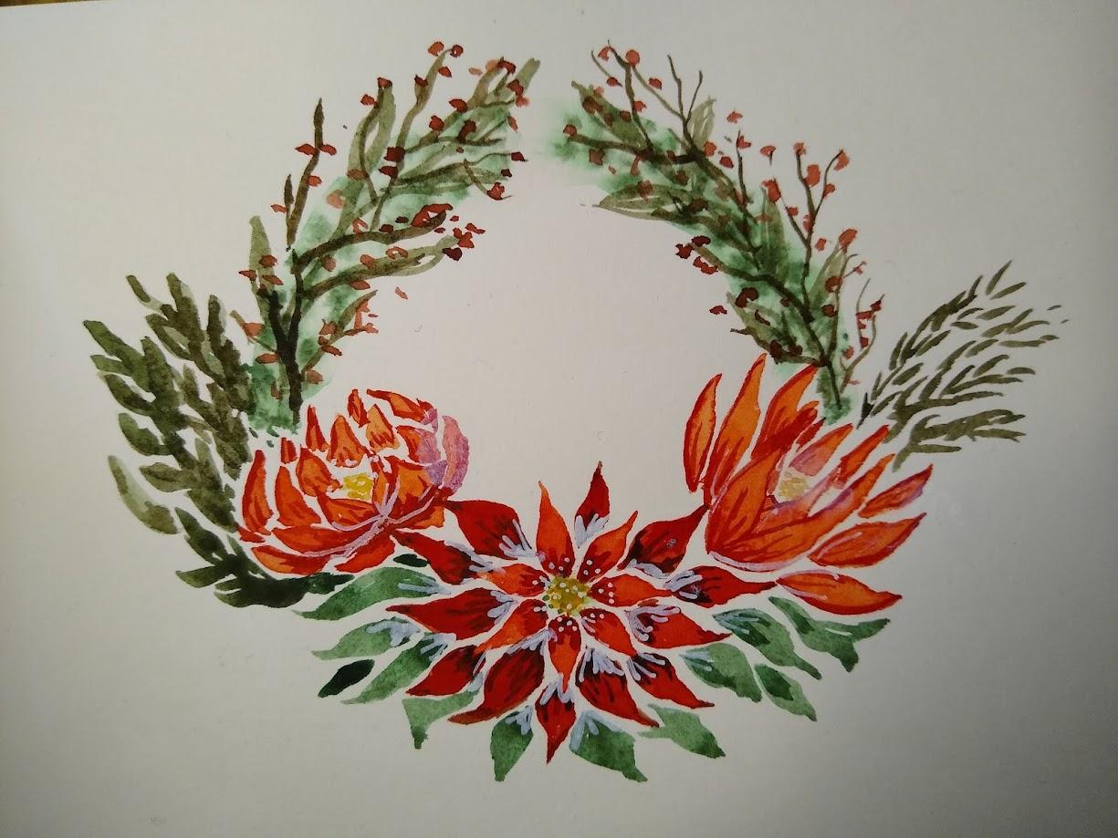 Winter Wreaths - image 1 - student project