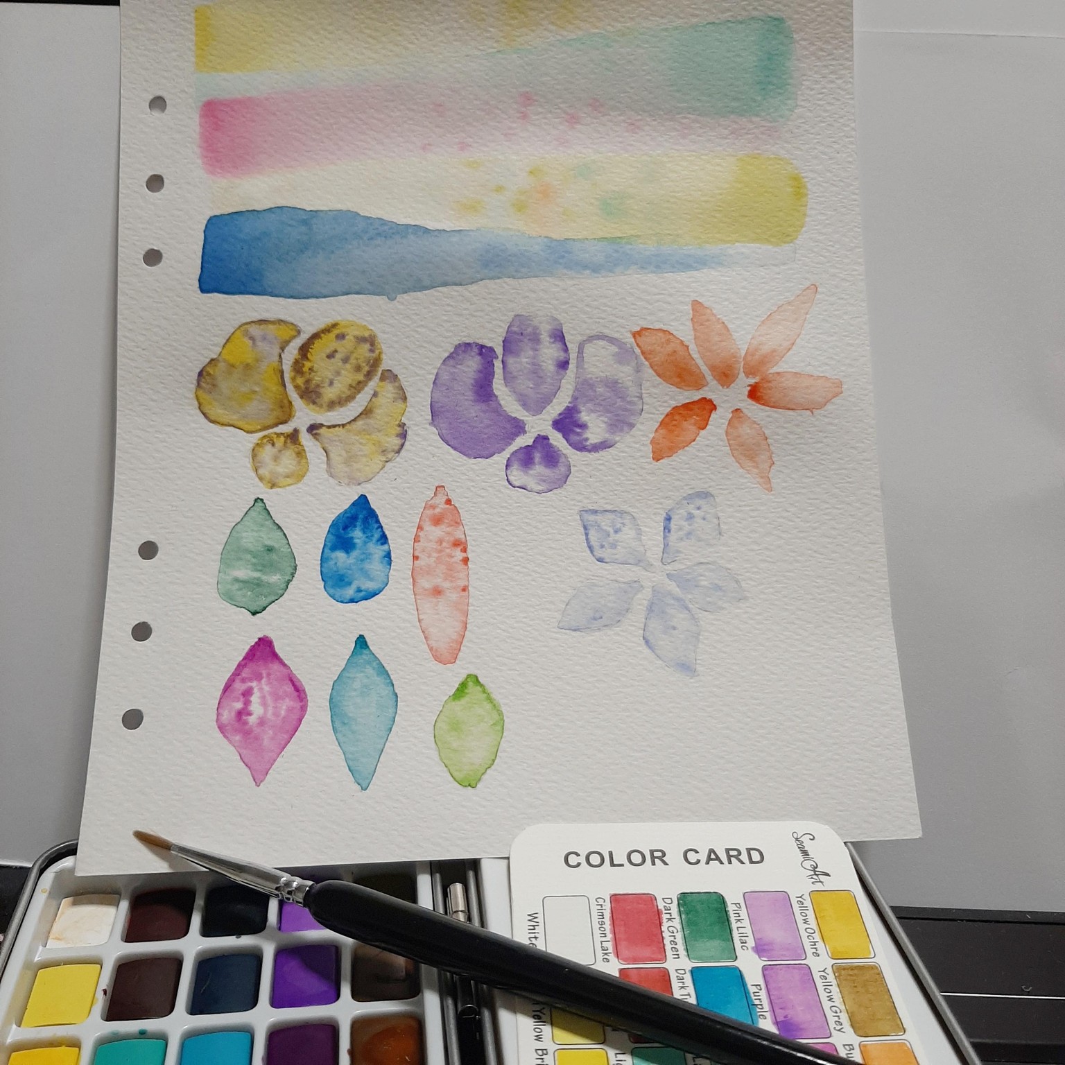 Magical Watercolor Flower Paintings - image 1 - student project