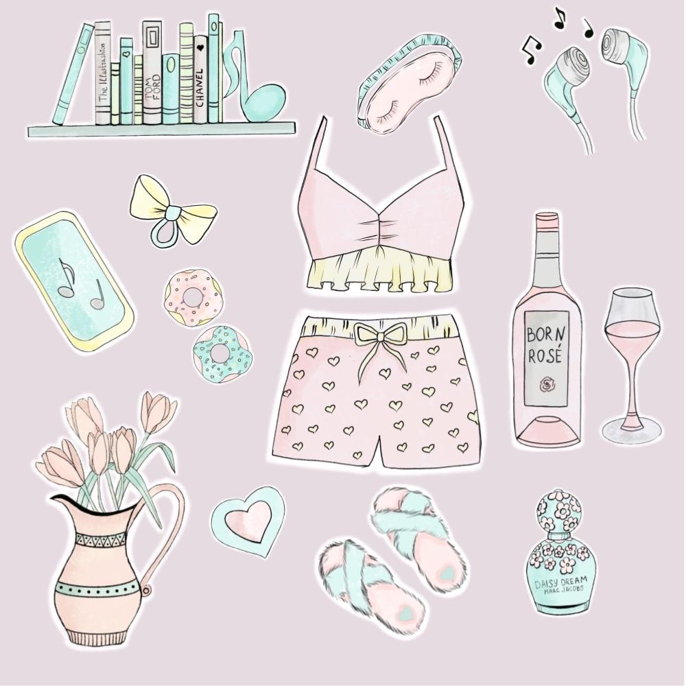 Digital Illustration: Create Whimsical Clip Art in Procreate - image 1 - student project