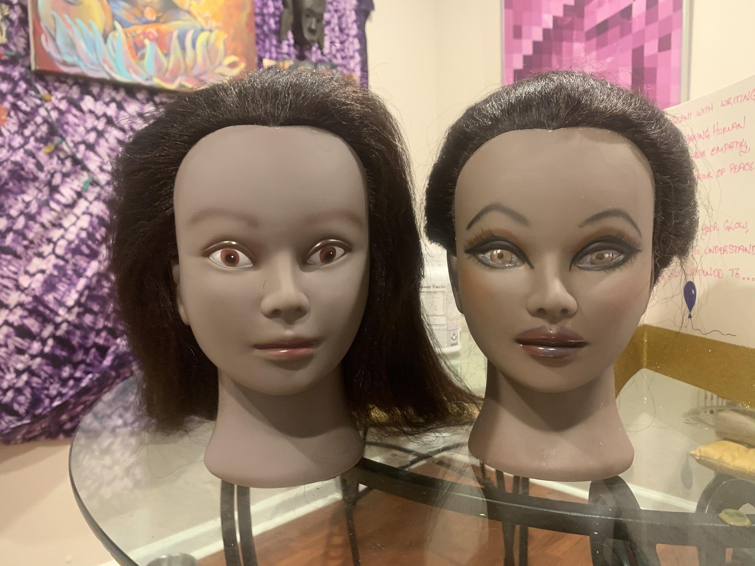 Final Face-up of Mannequin Head - image 2 - student project