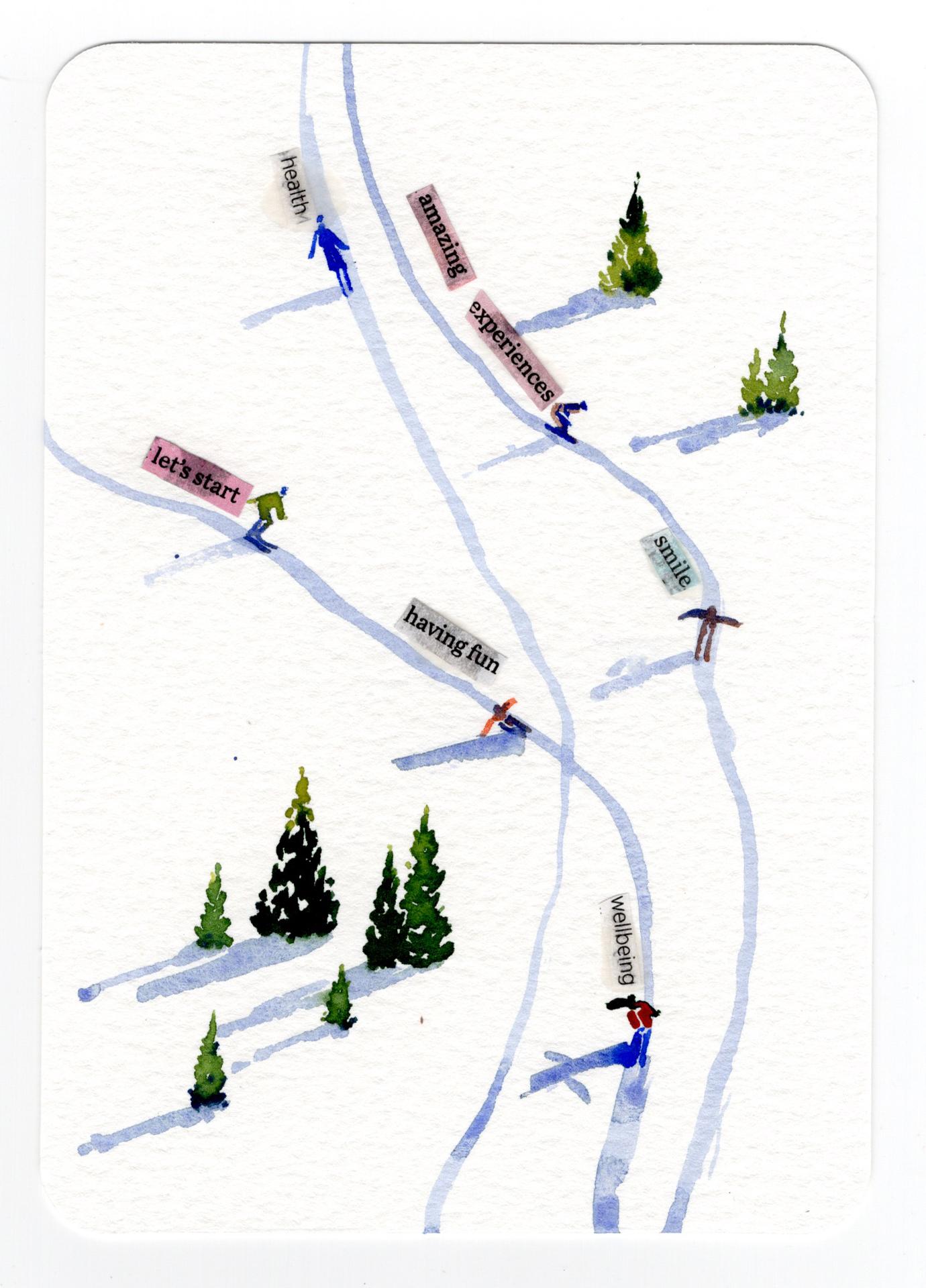 My Whithe Winter Illustrations - image 4 - student project
