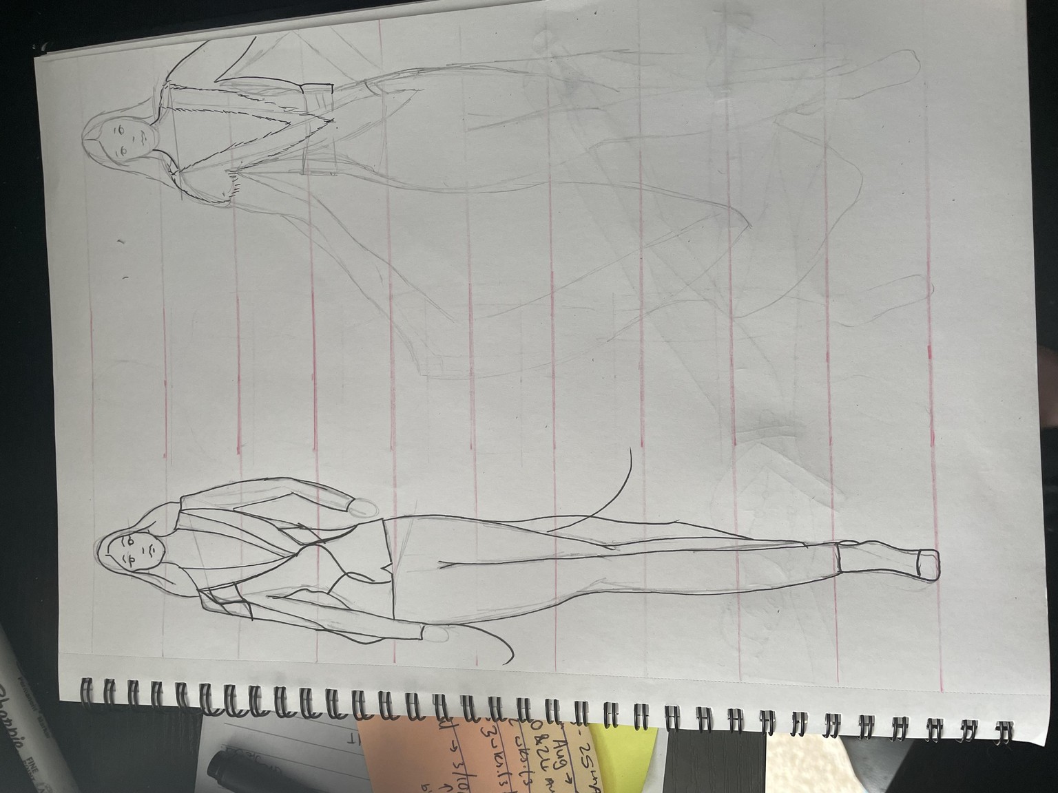 My fashion sketches - image 2 - student project