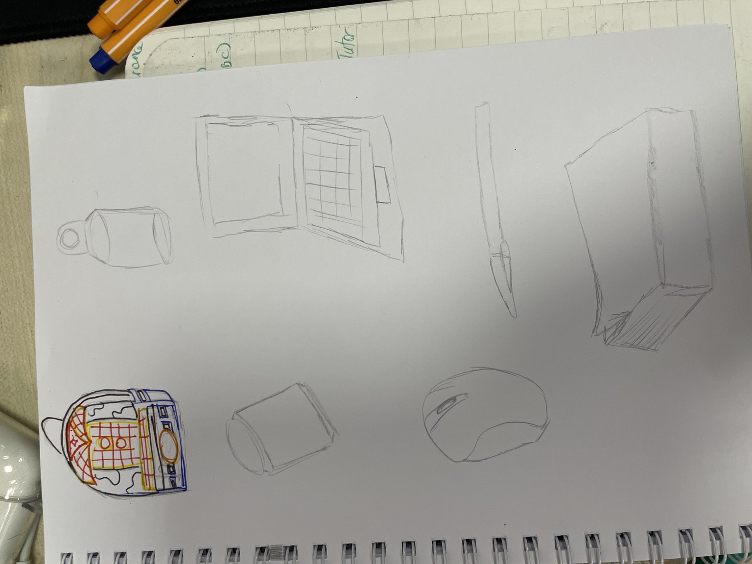 Work desk items - image 1 - student project