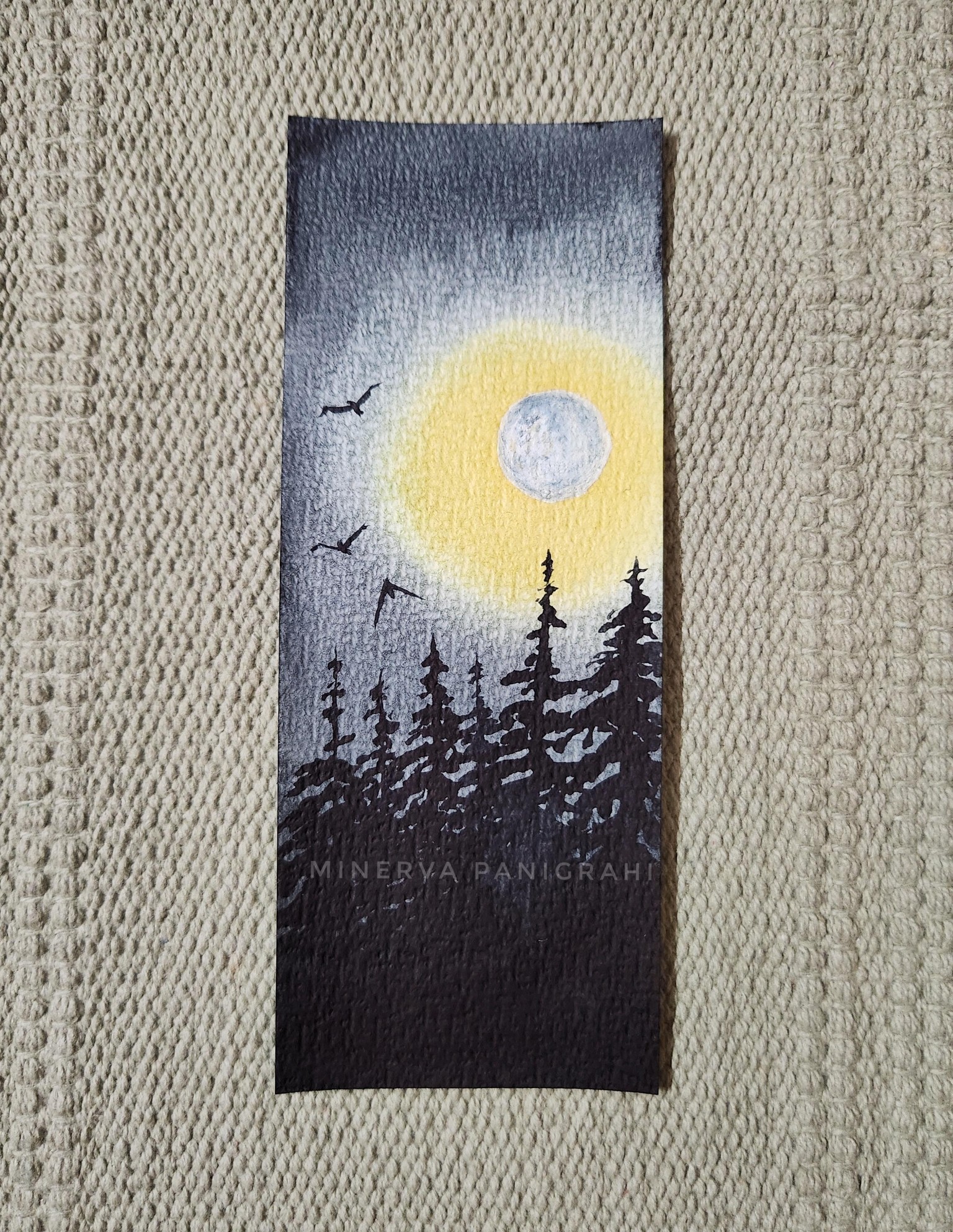 Watercolor Moonscapes - image 1 - student project