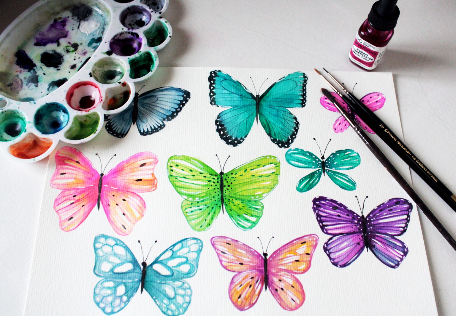 Playful Butterflies - image 2 - student project