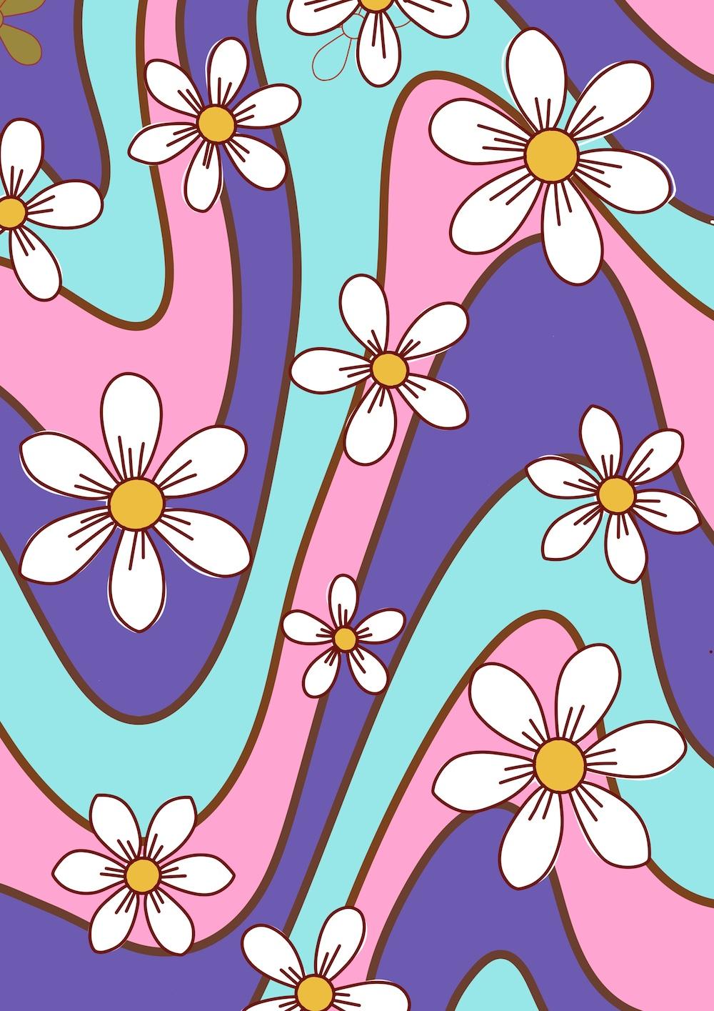 Floral stamp brushes in procreate - image 2 - student project
