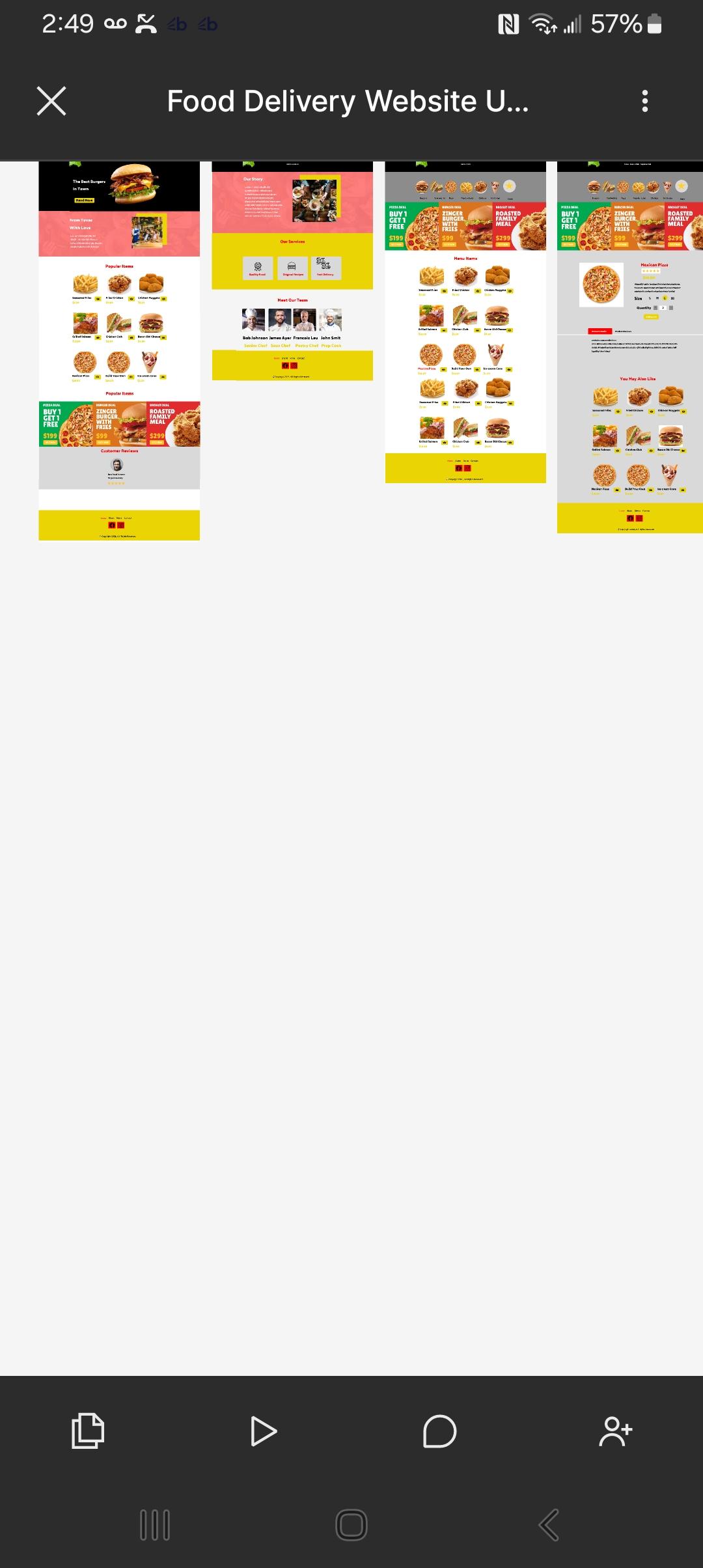 BFF Town Food Delivery App - image 1 - student project