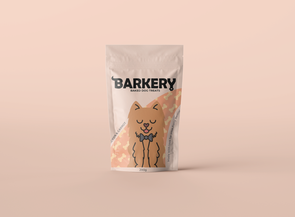 Barkery - Dog Treats Packaging - image 1 - student project