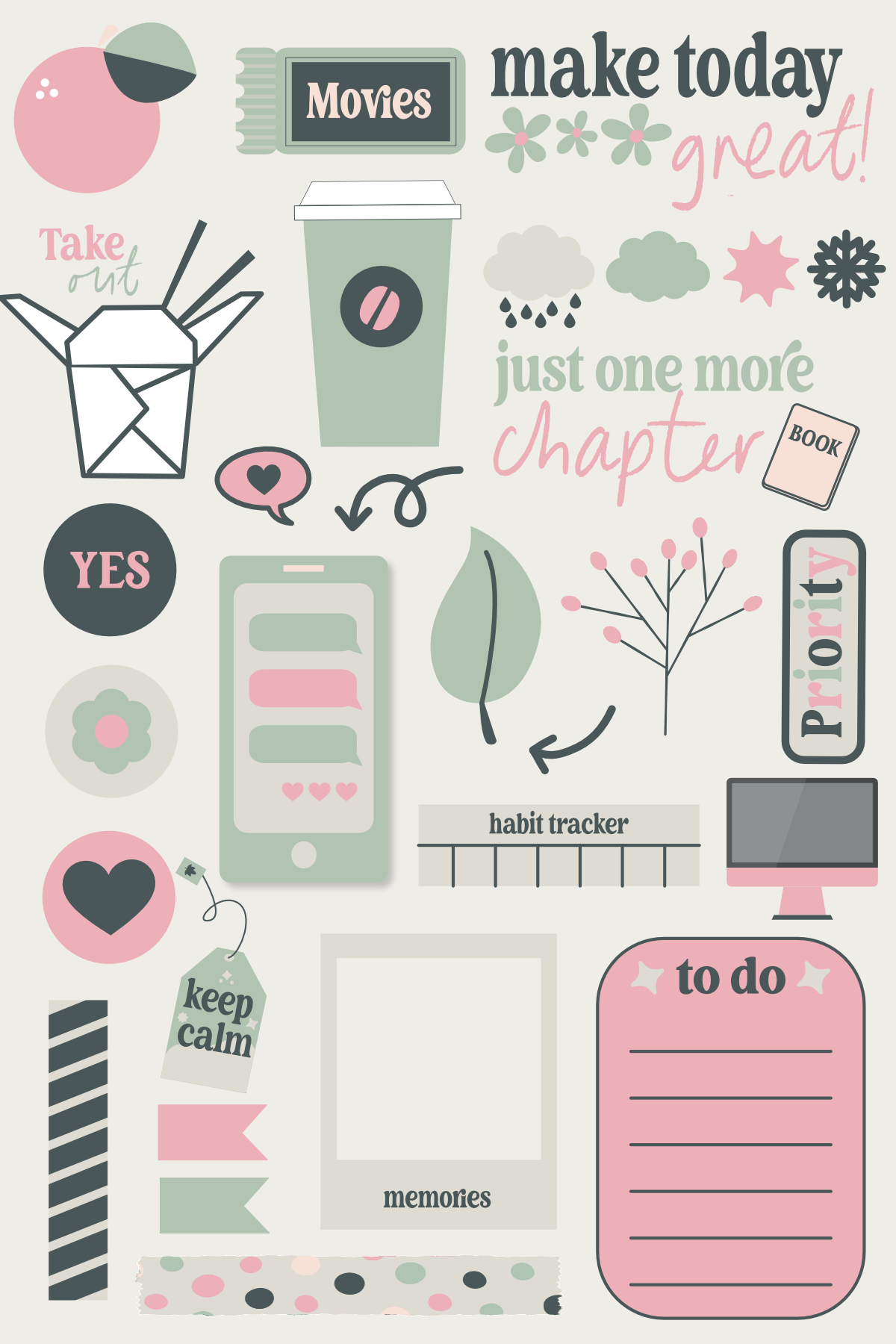 Digital Stickers Affinity - image 1 - student project