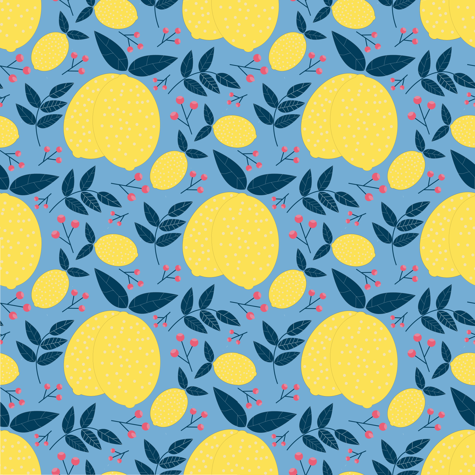 Lemon Pattern - image 2 - student project