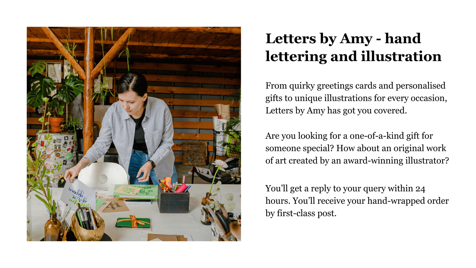 Example Project: Copywriting for Creatives - image 1 - student project