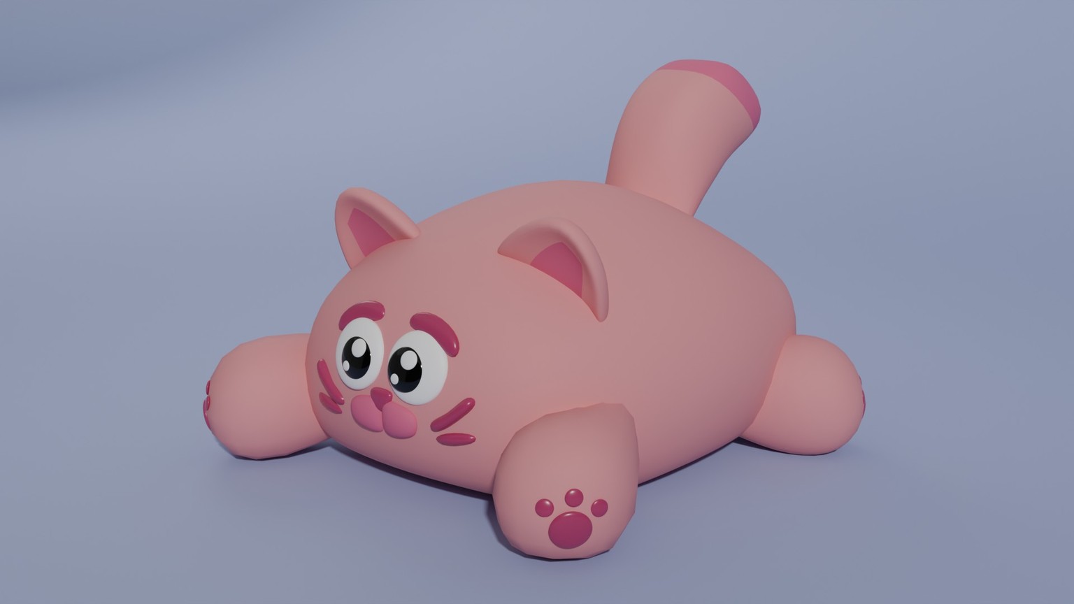 Pink cat - image 1 - student project