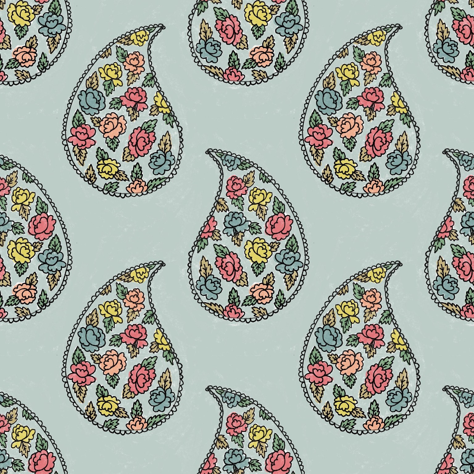 playful paisleys - image 1 - student project